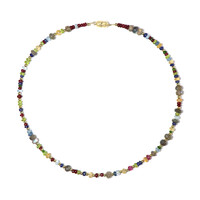 Collana in argento con Acquamarina Brasiliana (Adela Silber)