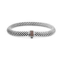 Bracciale in argento con Granato Mozambico (Nan Collection)