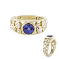 Anello in oro con Tanzanite AAA (de Melo)