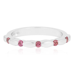 Anello in argento con Tormalina Rosa