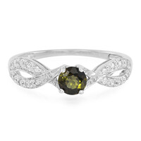 Anello in argento con Tormalina Cuprian