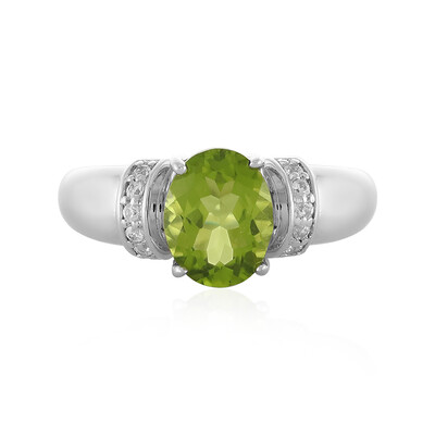 Anello in argento con Peridoto