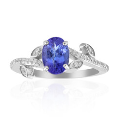 Anello in argento con Tanzanite