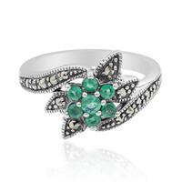 Anello in argento con Smeraldo