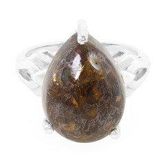 Anello in argento con Quarzo Dinosauro