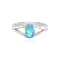 Anello in argento con Apatite Blu