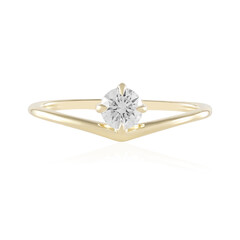 Anello in oro con Diamante IF (G) (de Melo)