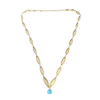 Collana in oro con Turchese Sleeping Beauty (Ornaments by de Melo)