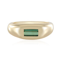 Anello in oro con Tormalina Verde di Benedito (Adela Gold)