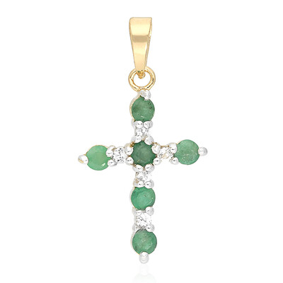 Ciondolo in argento con Smeraldo
