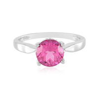 Anello in argento con Topazio Rosa