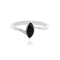 Anello in argento con Onice Nero