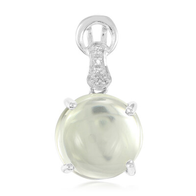 Ciondolo in argento con Ametista Verde