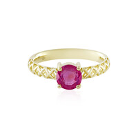Anello in oro con Zaffiro Rosa del Madagascar (Ornaments by de Melo)