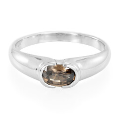 Anello in argento con Zircone Cannella