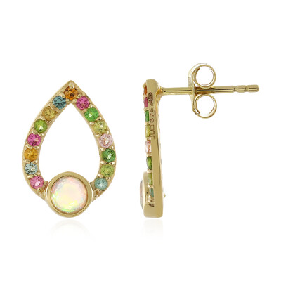 Orecchini in oro con Opale di Welo (Adela Gold)