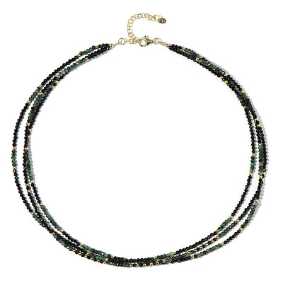 Collana in argento con Spinello Nero