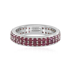 Anello in argento con Rodolite