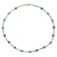 Collana in argento con Ematite Dorata (Riya)