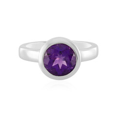 Anello in argento con Ametista Uruguay