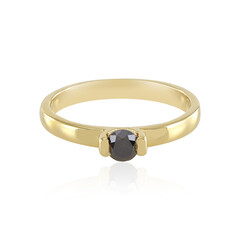 Anello in argento con Diamante Nero