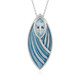 Collana in argento con Topazio Blu Cielo (Adela Silber)