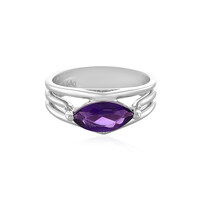 Anello in argento con Ametista Siberiana
