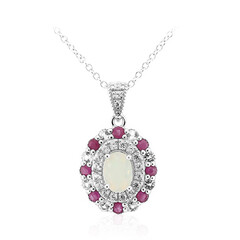 Collana in argento con Opale di Welo