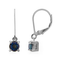 Orecchini in argento con Quarzo Mistico Blu