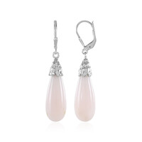 Orecchini in argento con Opale Rosa