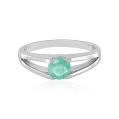 Anello in argento con Smeraldo Colombiano