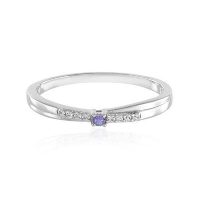 Anello in argento con Tanzanite