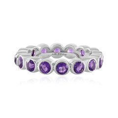Anello in argento con Ametista del Marocco
