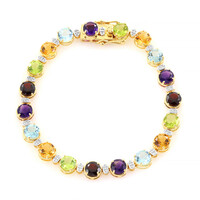 Bracciale in argento con Ametista Zambiana