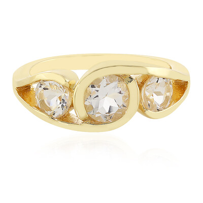 Anello in argento con Quarzo Bianco