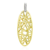 Ciondolo in argento con Diamante I1 (G)