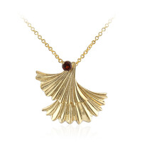 Collana in argento con Granato Mozambico (TPC)