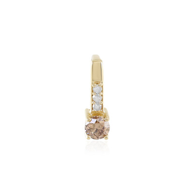 Ciondolo in oro con Diamante Champagne I2