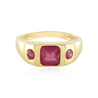 Anello in argento con Rubino del Madagascar