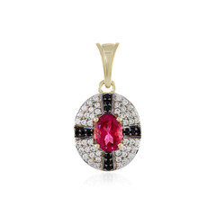 Ciondolo in oro con Tormalina Rosa (Adela Gold)