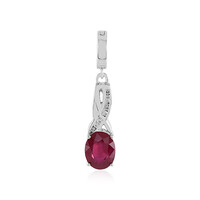 Ciondolo in argento con Rubino Bemainty