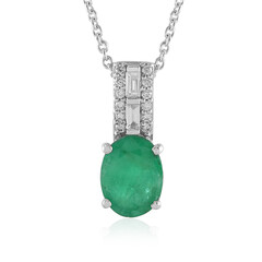 Collana in oro con Smeraldo Brasiliano (AMAYANI)