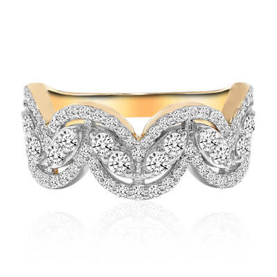 Anello in oro con Diamante SI1 (G) (Annette)