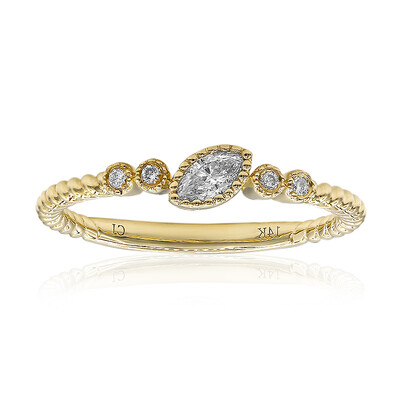 Anello in oro con Diamante SI1 (H) (CIRARI)