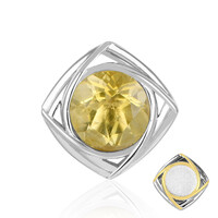 Ciondolo in argento con Fluorite Gialla