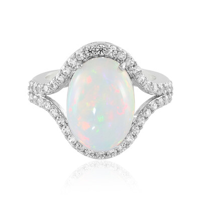 Anello in argento con Opale di Welo