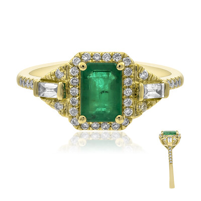 Anello in oro con Smeraldo Zambia AAA (CIRARI)