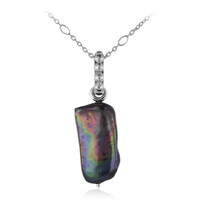 Collana in argento con Perla di Acqua Dolce