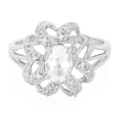 Anello in argento con Berillo Himalayano