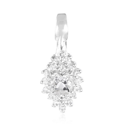 Ciondolo in argento con Goshenite